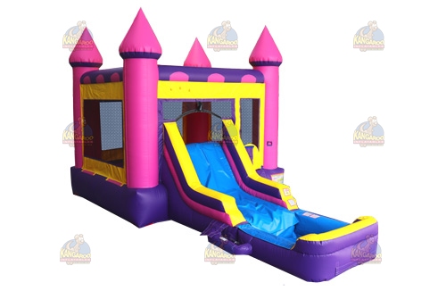 Pink Princess Castle Combo with Pool