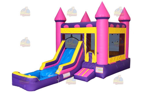 Pink Princess Castle Combo with Pool