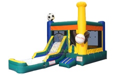 3D Sport Slide Combo with Pool