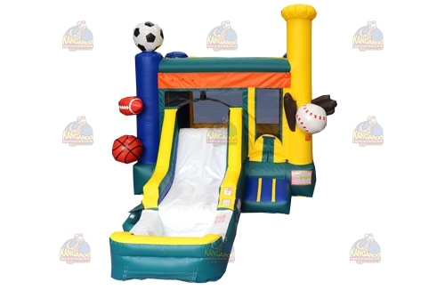 3D Sport Slide Combo with Pool