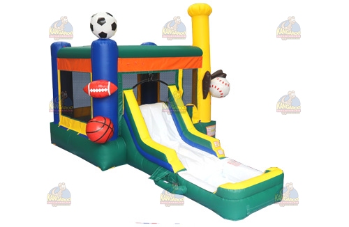 3D Sport Slide Combo with Pool