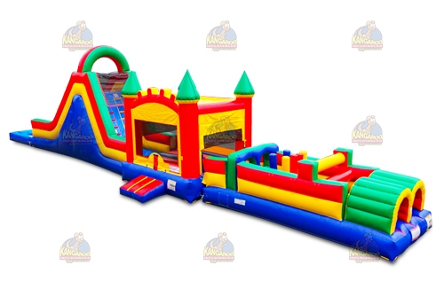 Obstacle Jump and Water Slide