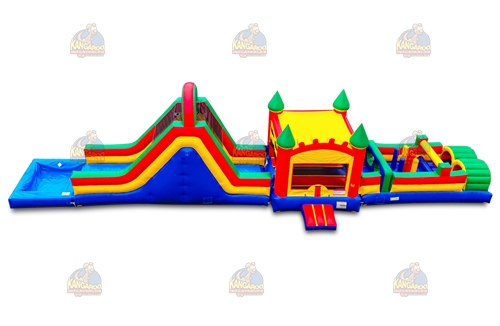 Obstacle Jump and Water Slide