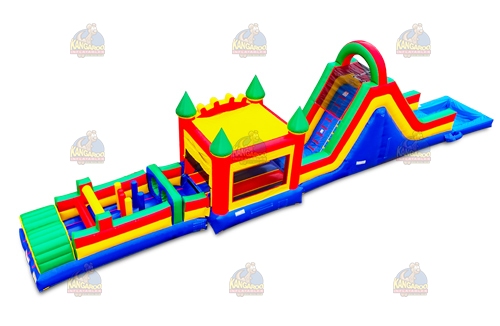 Obstacle Jump and Water Slide