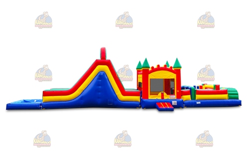 Obstacle Jump and Water Slide