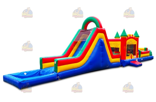 Obstacle Jump and Water Slide