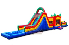 Obstacle Jump and Water Slide