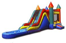 Castle Slide Combo with Pool
