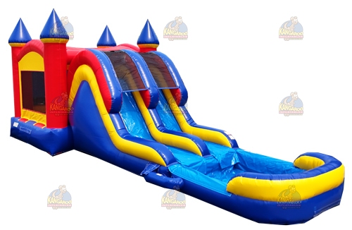 Colorful Dual Lane Combo with Pool