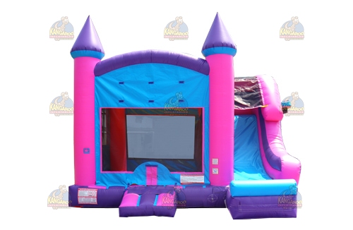 Pink Side Slide Castle Combo