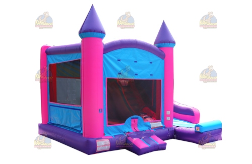 Pink Side Slide Castle Combo