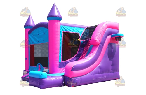 Pink Side Slide Castle Combo