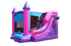 Pink Side Slide Castle Combo