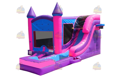 Pink Side Slide Castle We/Dry Combo