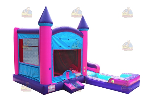 Pink Side Slide Castle We/Dry Combo