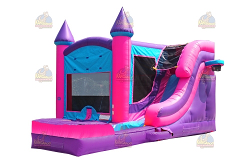 Pink Side Slide Castle We/Dry Combo