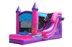 Pink Side Slide Castle We/Dry Combo