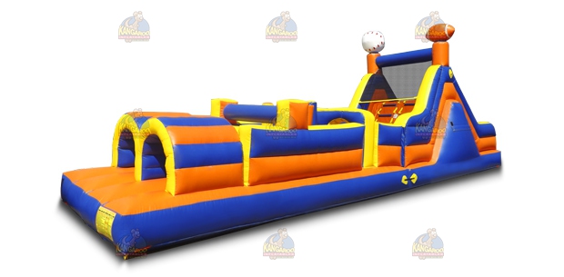 Fun Sporty Obstacle Course