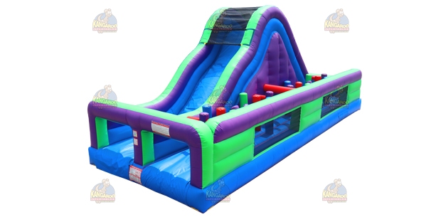 Obstacle Race Double Drop Slide