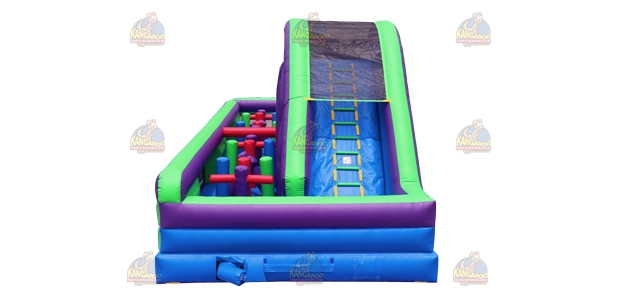 Obstacle Race Double Drop Slide