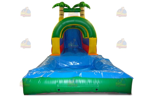 MultiColor Tropical Slide with Pool