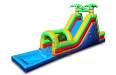 17 Bright Color Tropical Slide with Pool