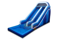 Deep Blue Arch Slide with Pool