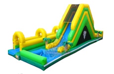 Jungle Water Slide with Slip N Splash