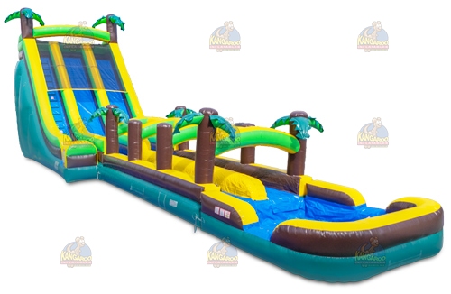 Jungle Super Slide with Slip N Splash
