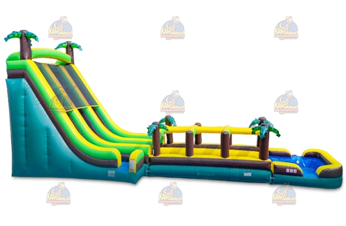 Jungle Super Slide with Slip N Splash
