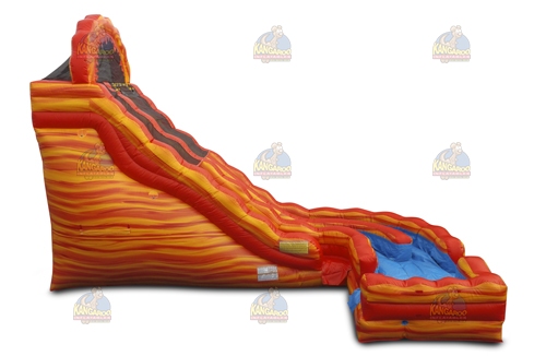 Fire Rippling Waterslide