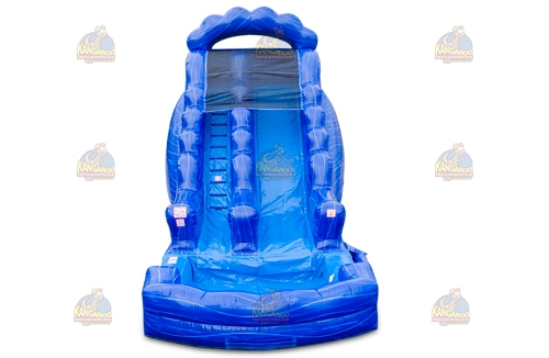 Wavy Blue Water Slide