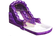 Wacky Purple Marble Water Slide