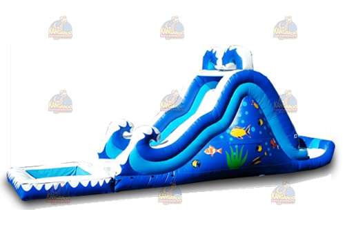 16 Ocean Wave Slide with Pool