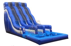 Blue 20 Double Lane Water Slide