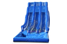 Blue 20 Double Lane Water Slide